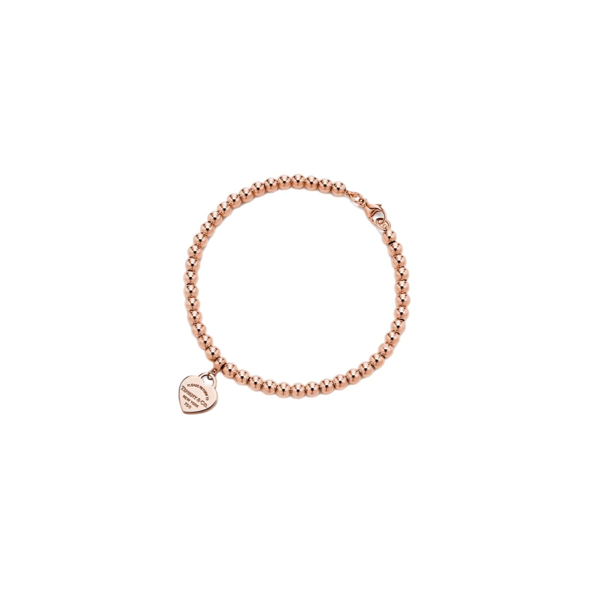 PULSERA DE CUENTAS ROSE GOLD