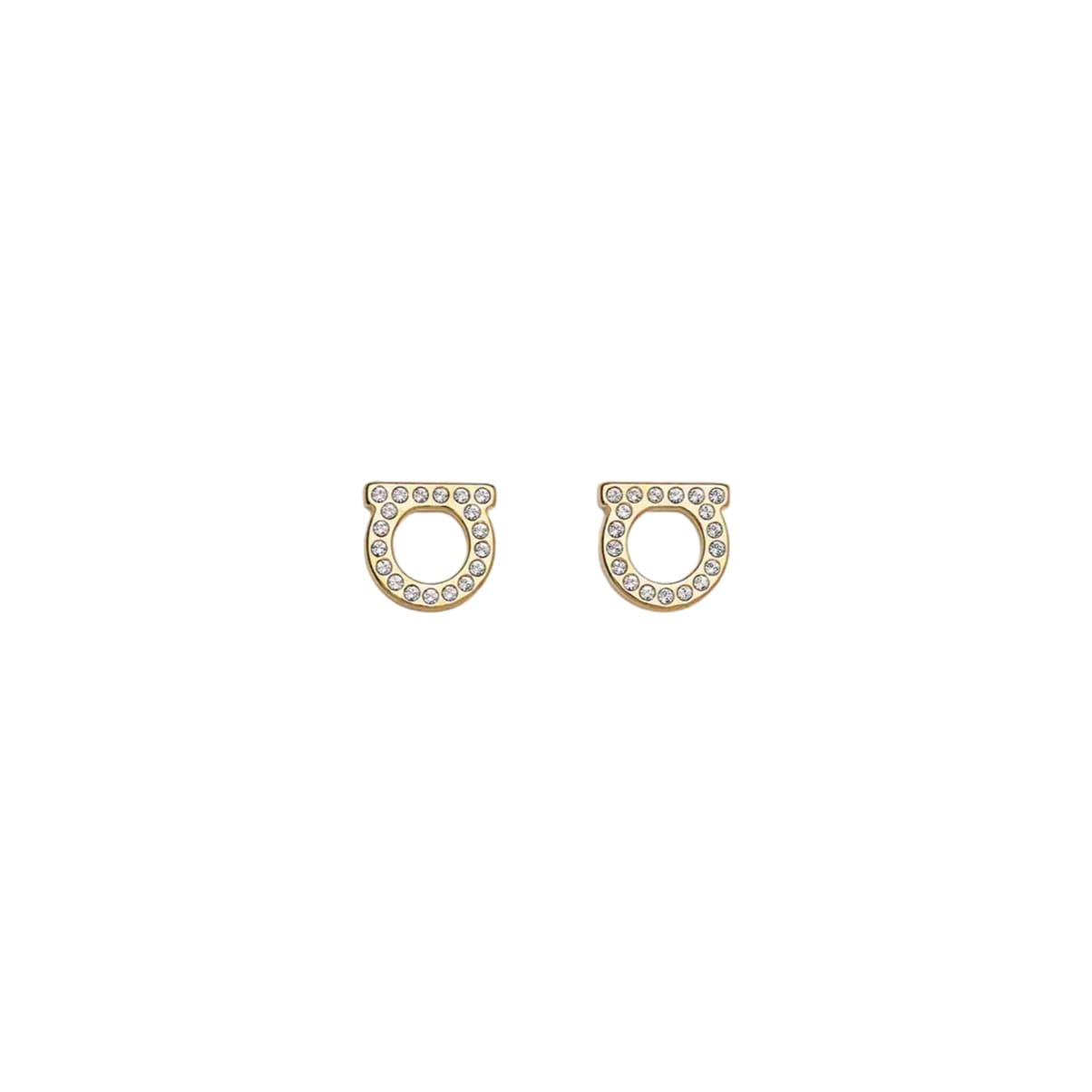 ARETES FR GOLD CON ZIRCONIA