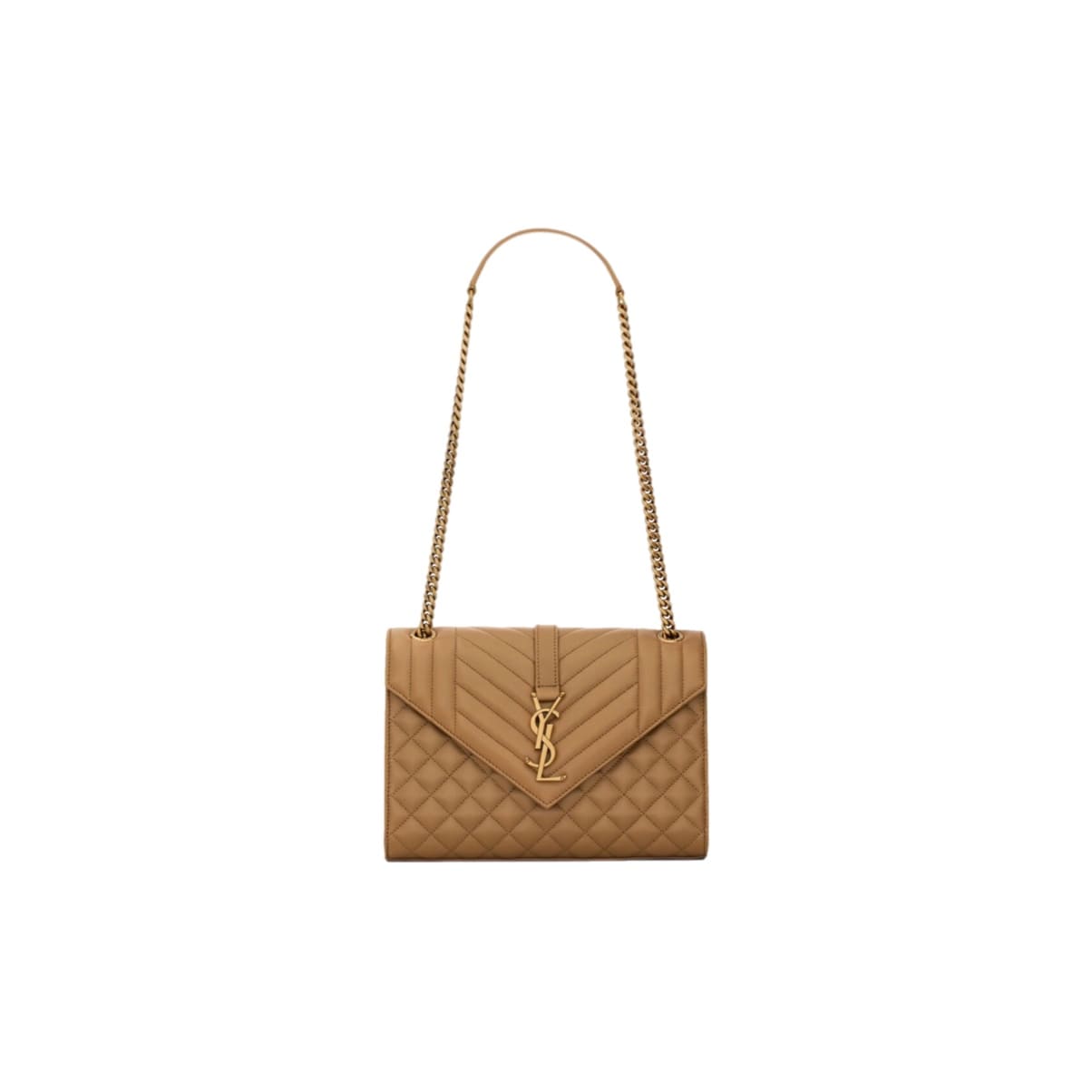 BOLSO YSL CON CADENA NUDE