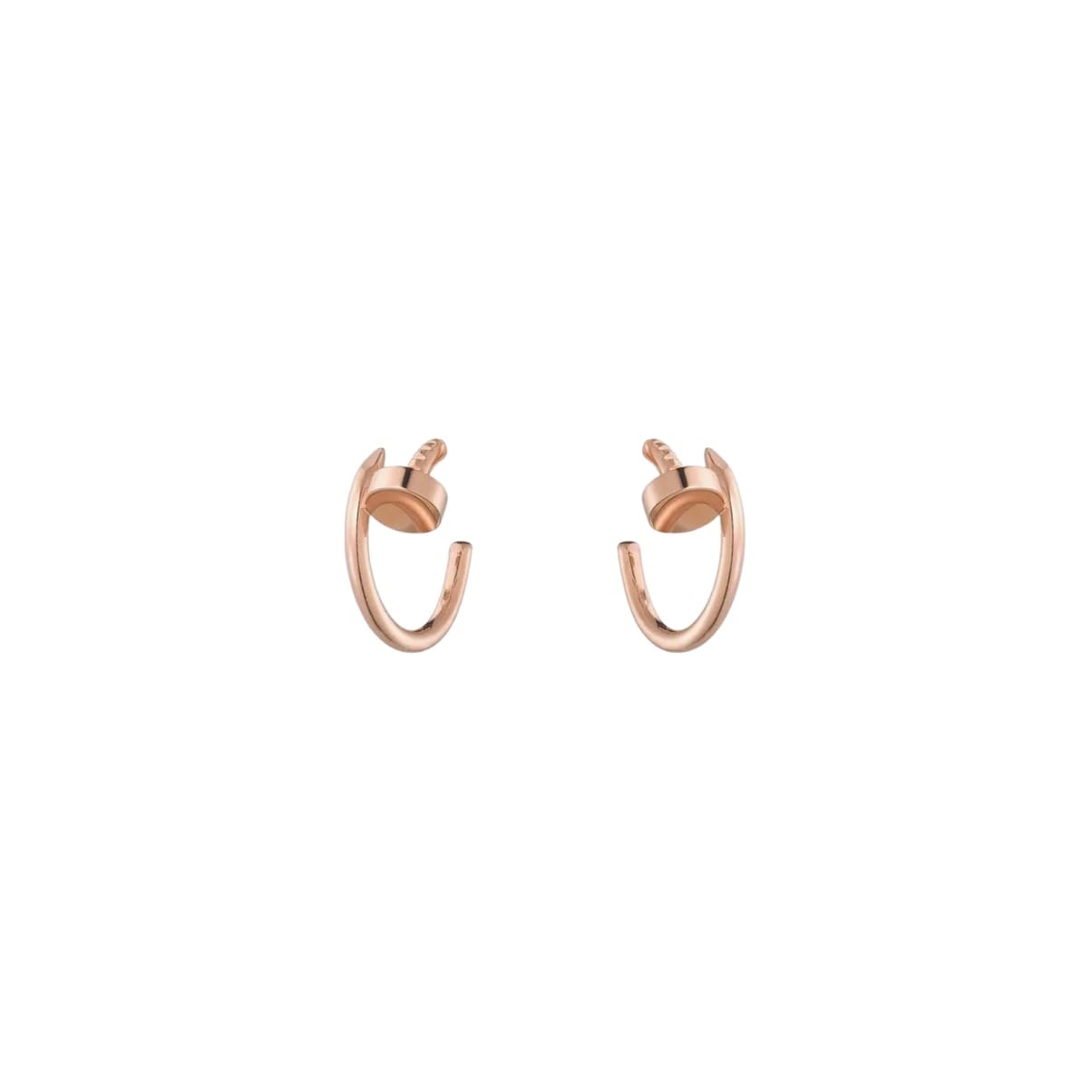 ARETES CLAVO ROSE GOLD