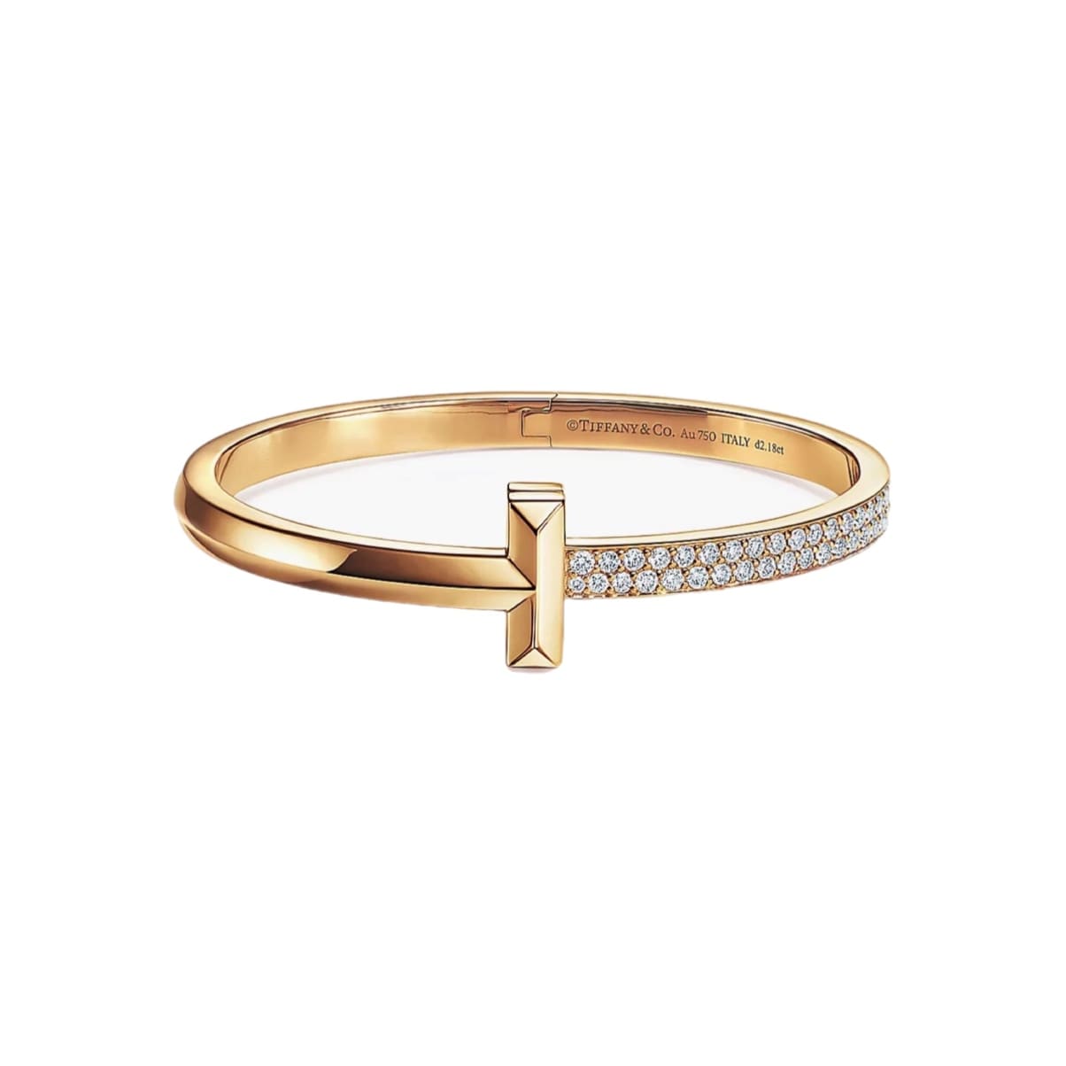 PULSERA ONE T DOBLE ZIRCONIA GOLD