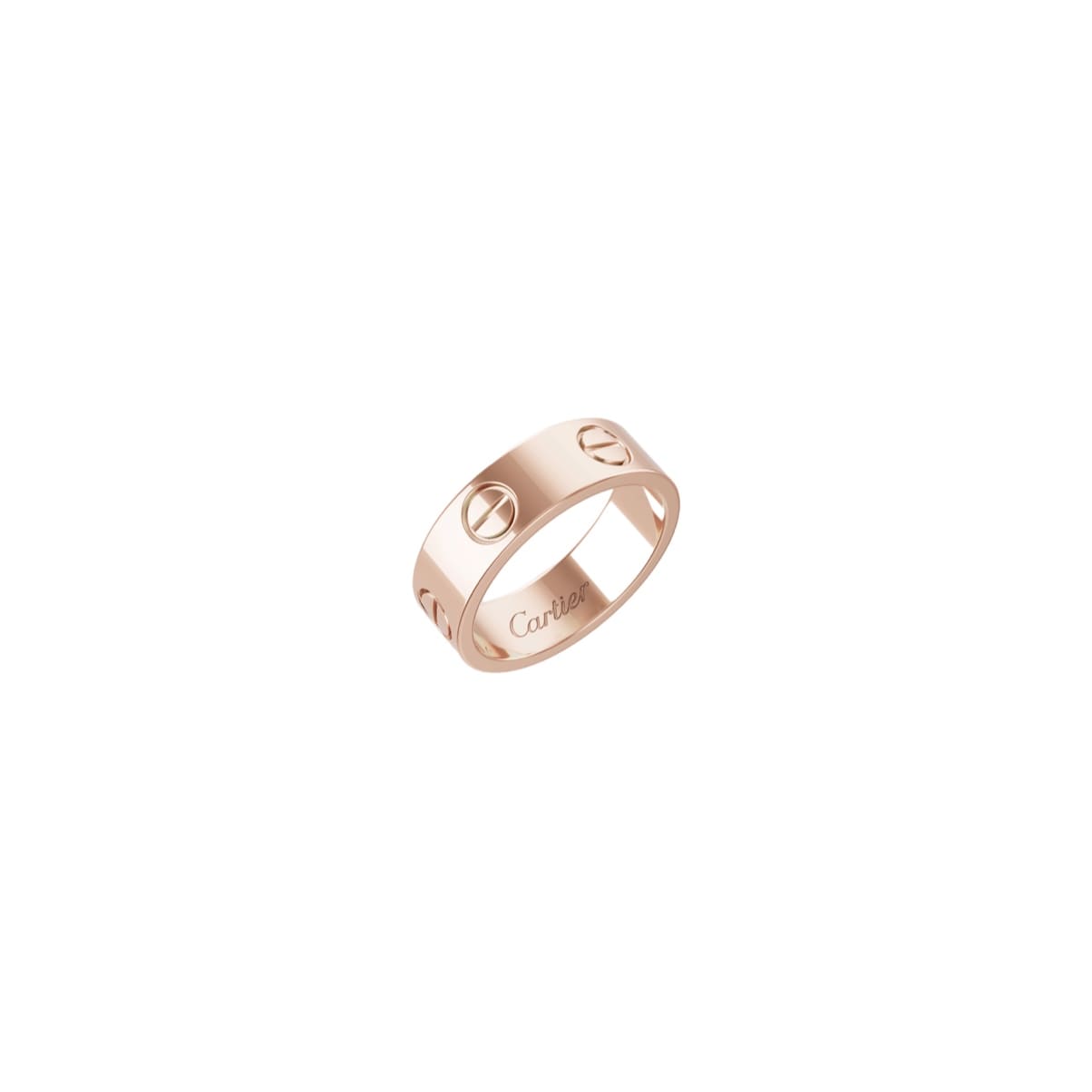 ANILLO LOVE ROSE GOLD ANCHO