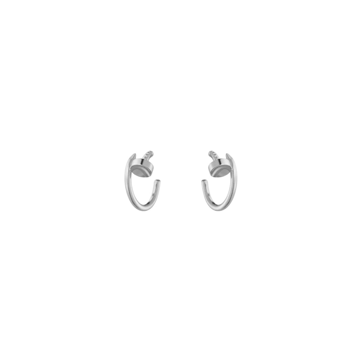 ARETES CLAVO SILVER