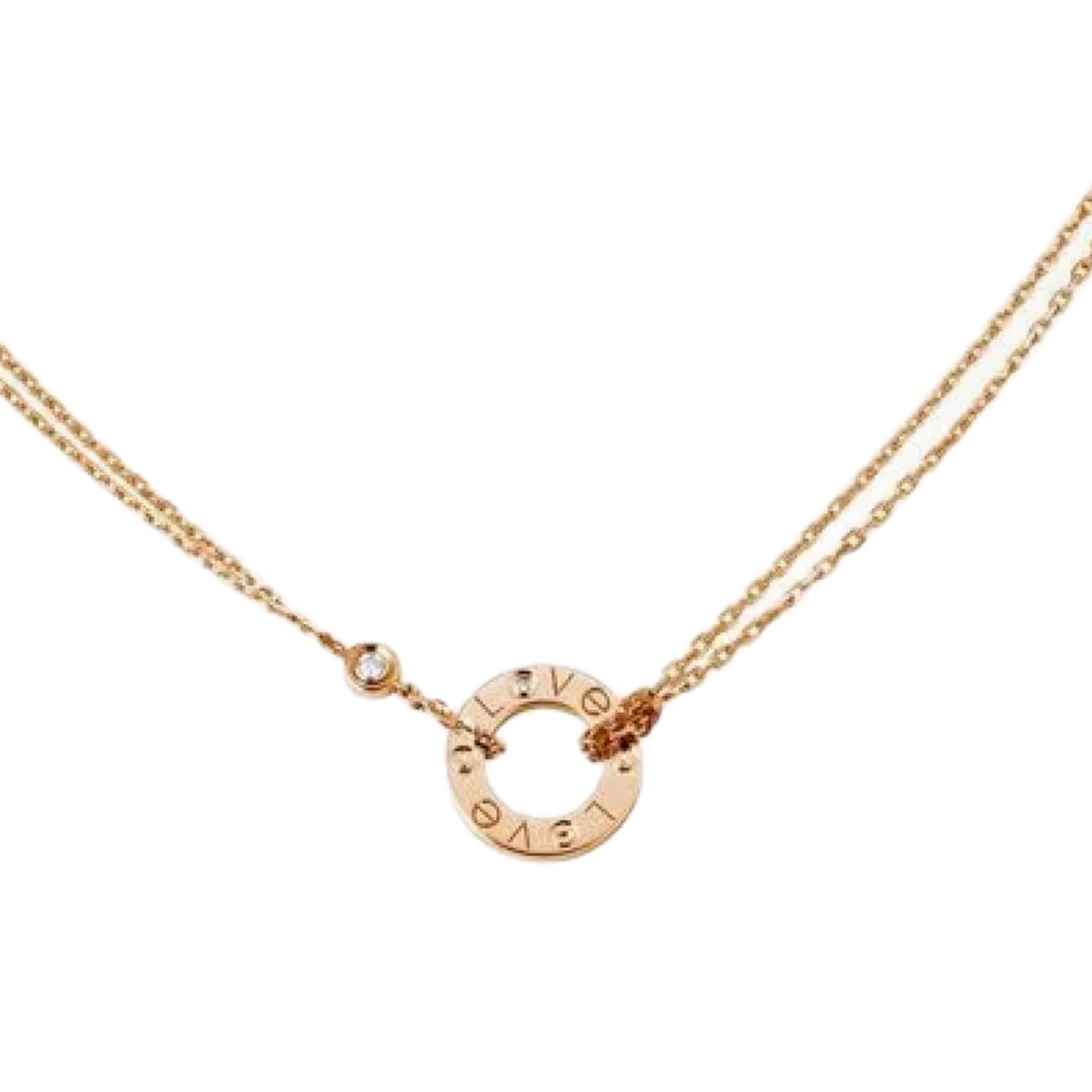 COLLAR ARO LOVE ROSE GOLD