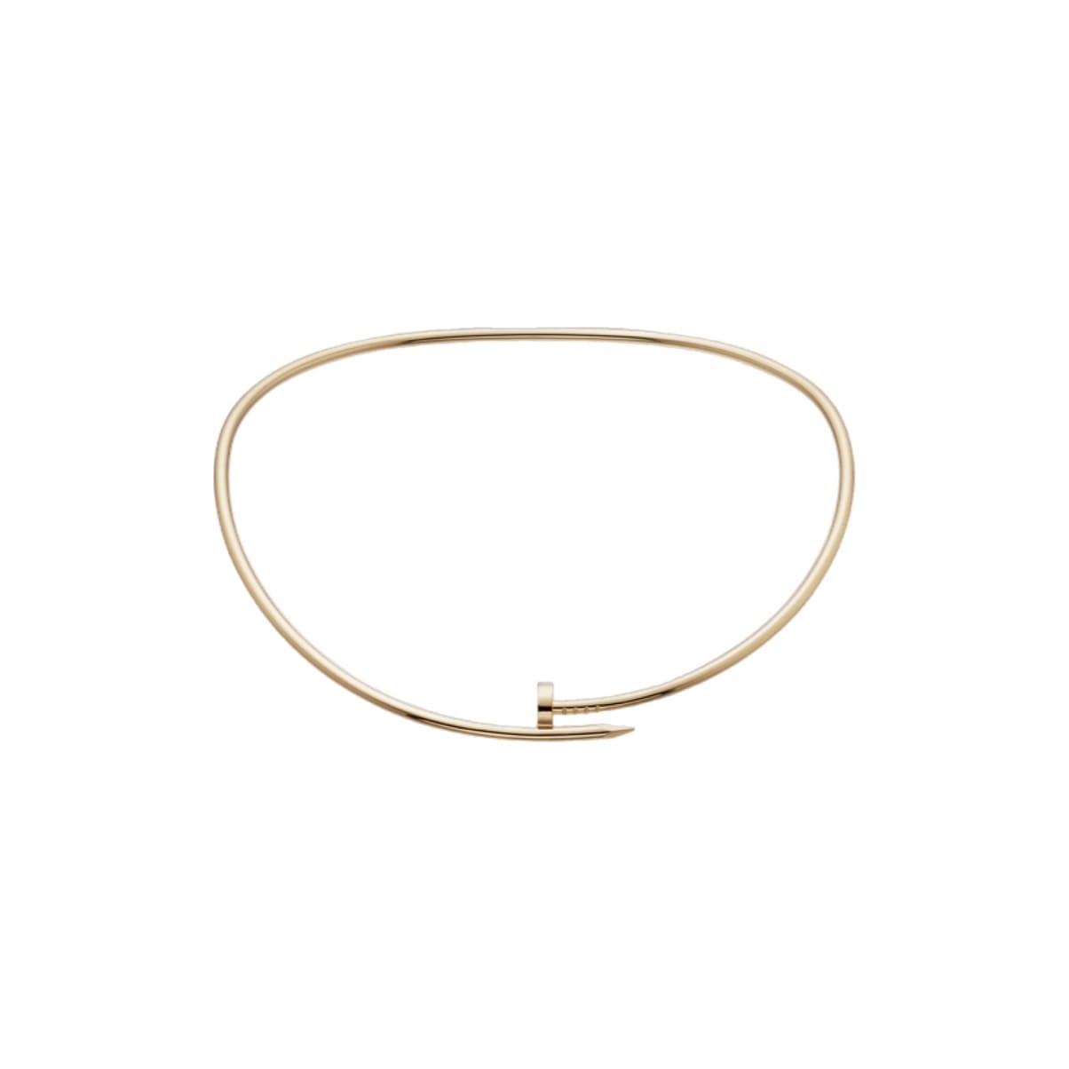 COLLAR CLAVO ROUND GOLD