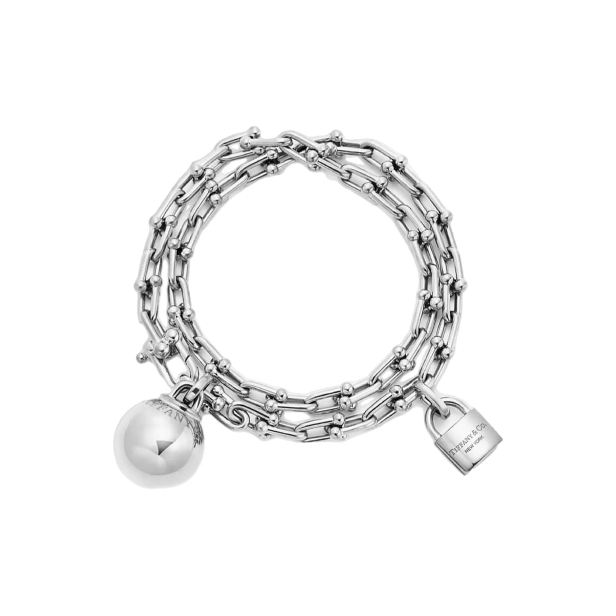 PULSERA WRAP ESLABONES SILVER