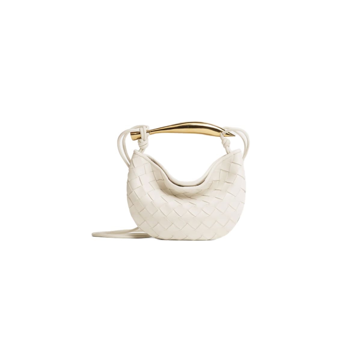 BOLSO SARDINE BT OFF WHITE CON CUERDA