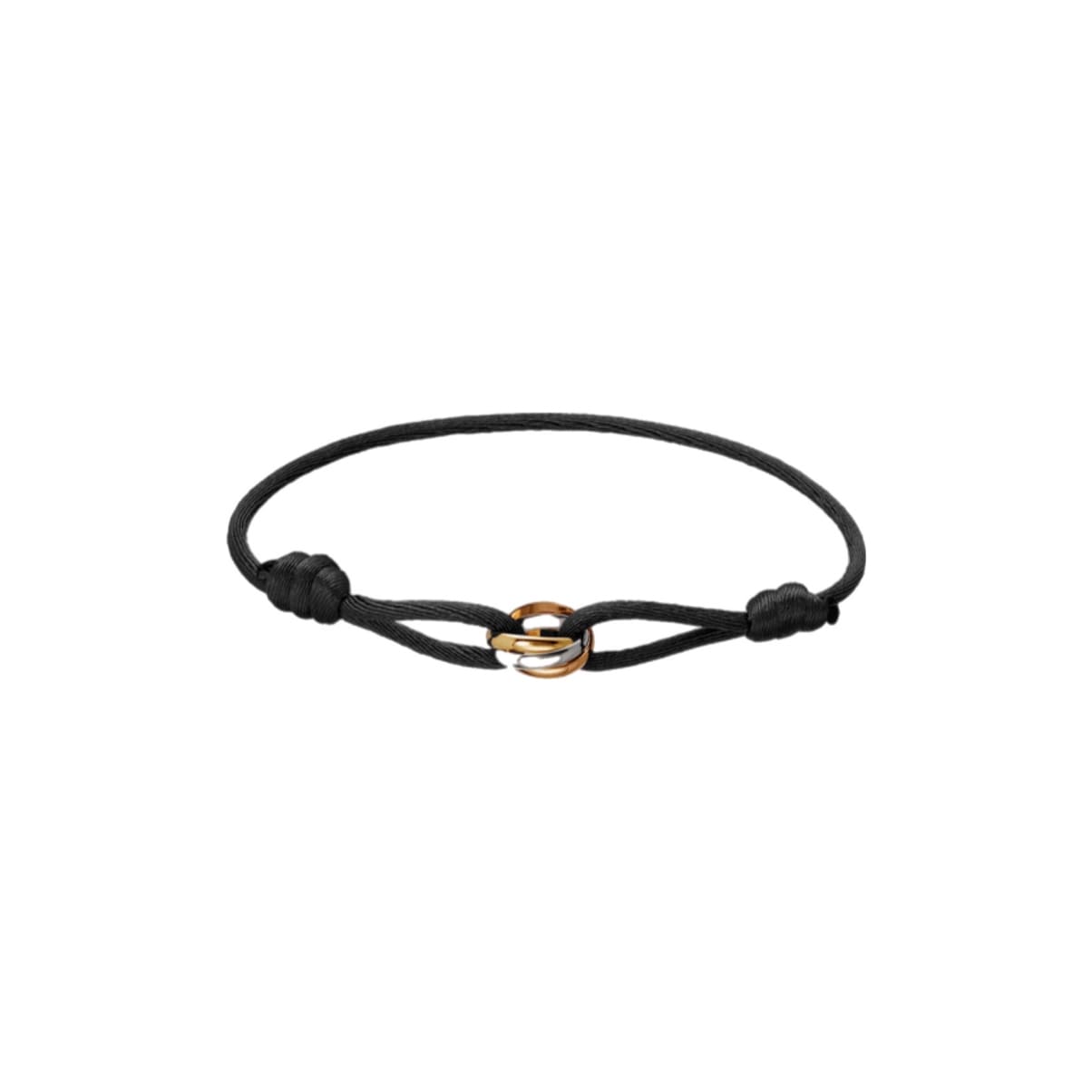 PULSERA DE TELA TRES AROS