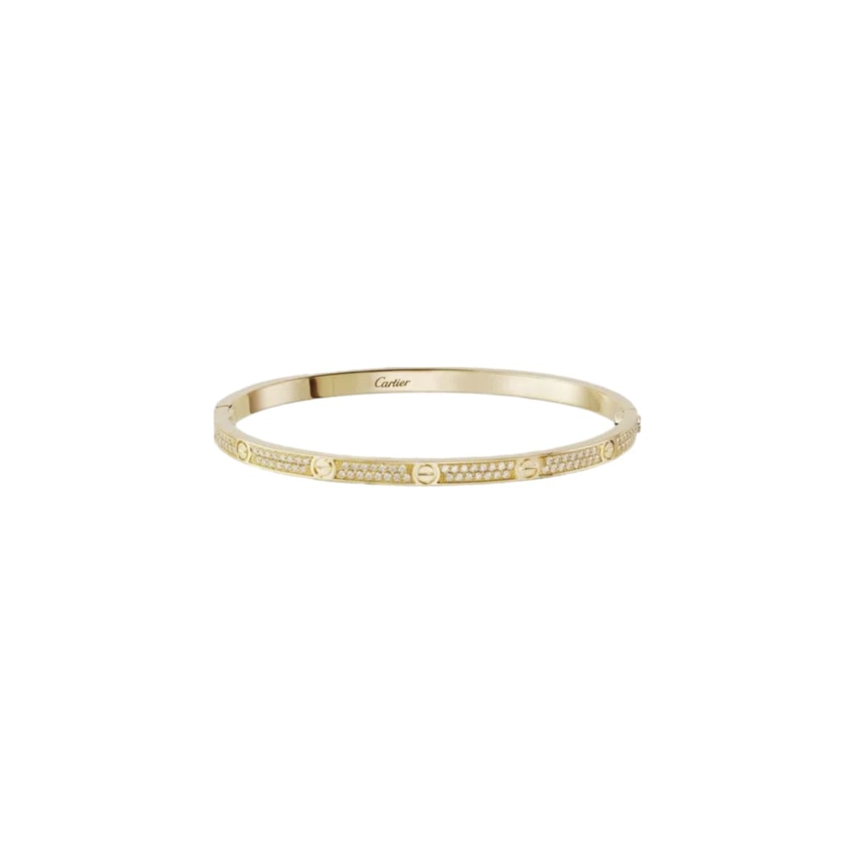 PULSERA LOVE DELGADA GOLD CON MICRO ZIRCONIAS