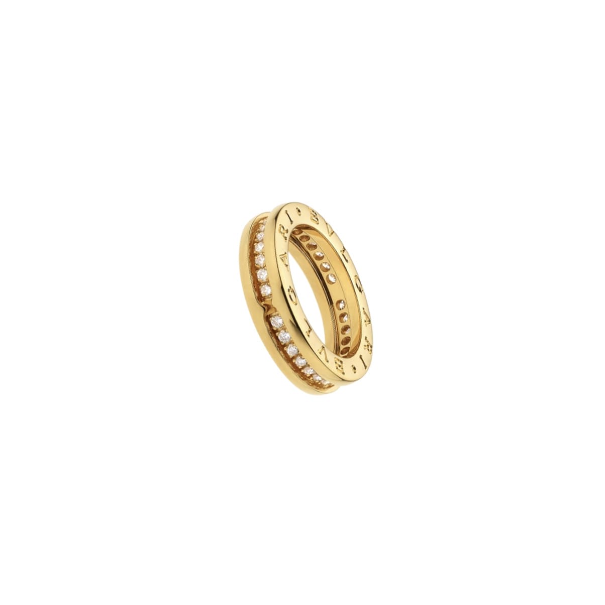 ANILLO BV GOLD DELGADO CON ZIRCONIA