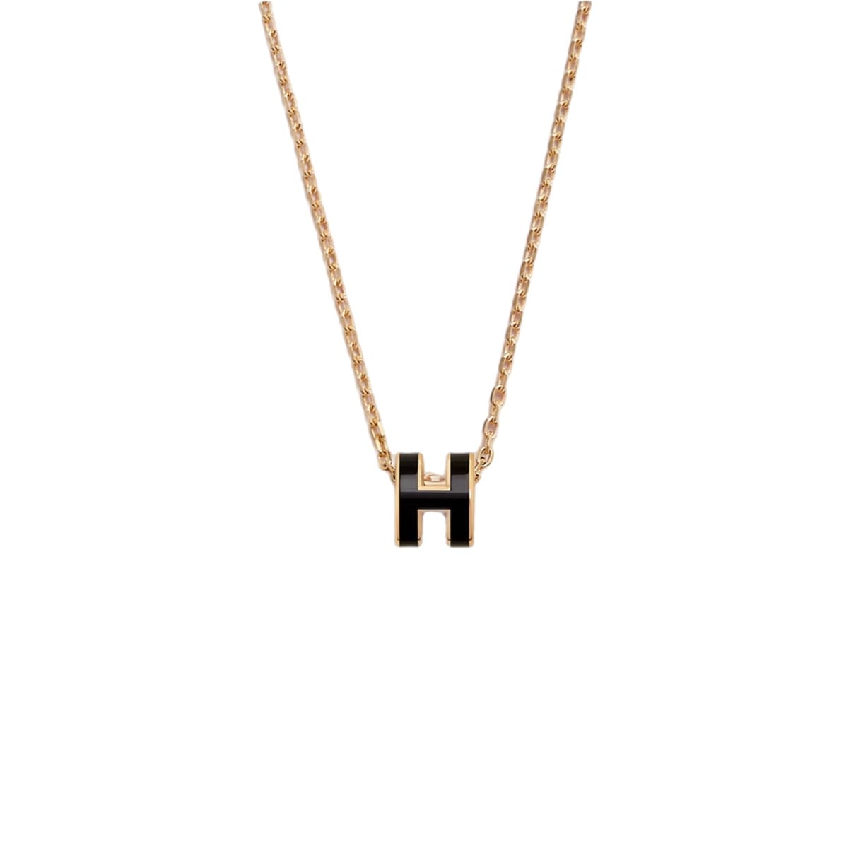 COLLAR POP H GOLD BLACK