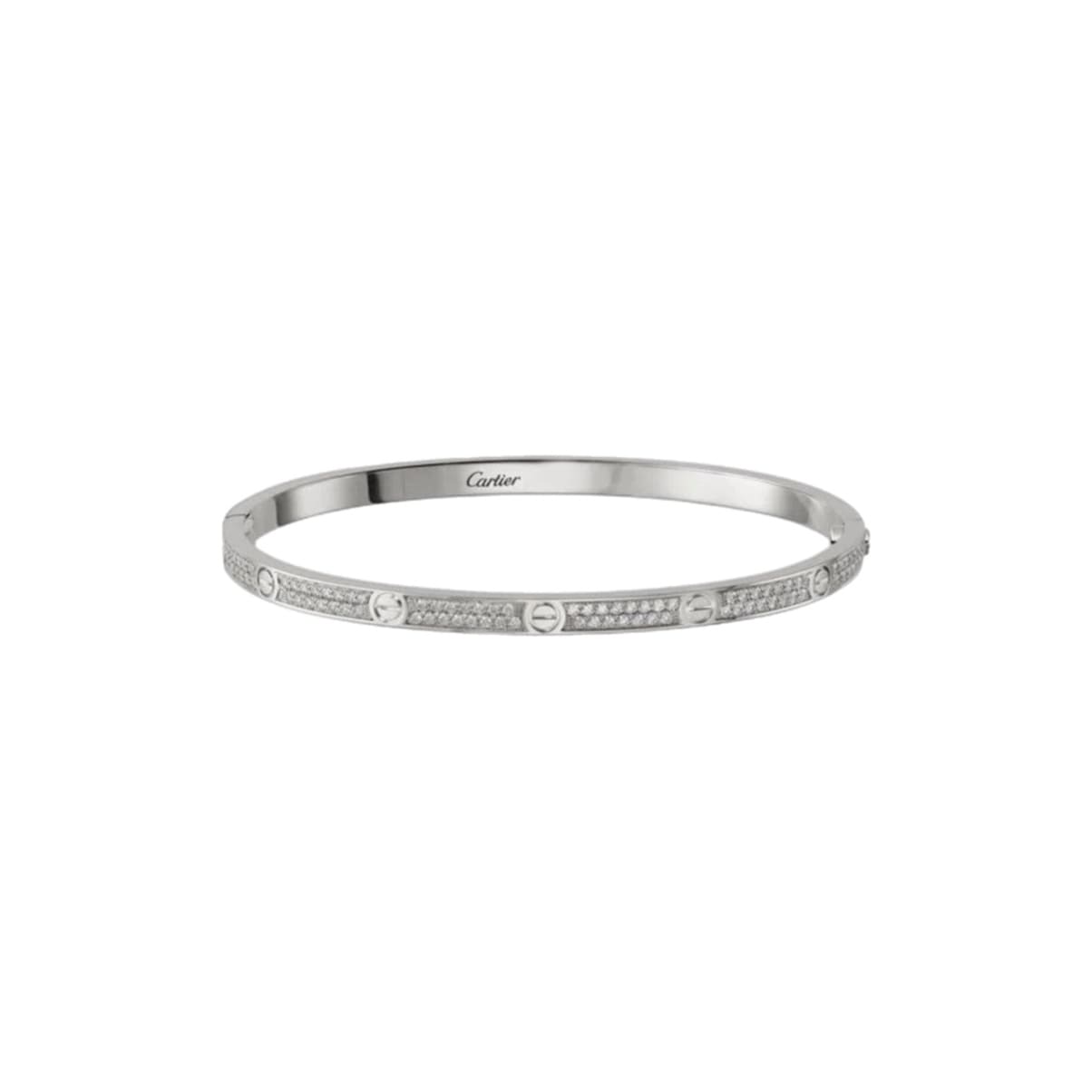 PULSERA LOVE DELGADA SILVER CON MICRO ZIRCONIAS