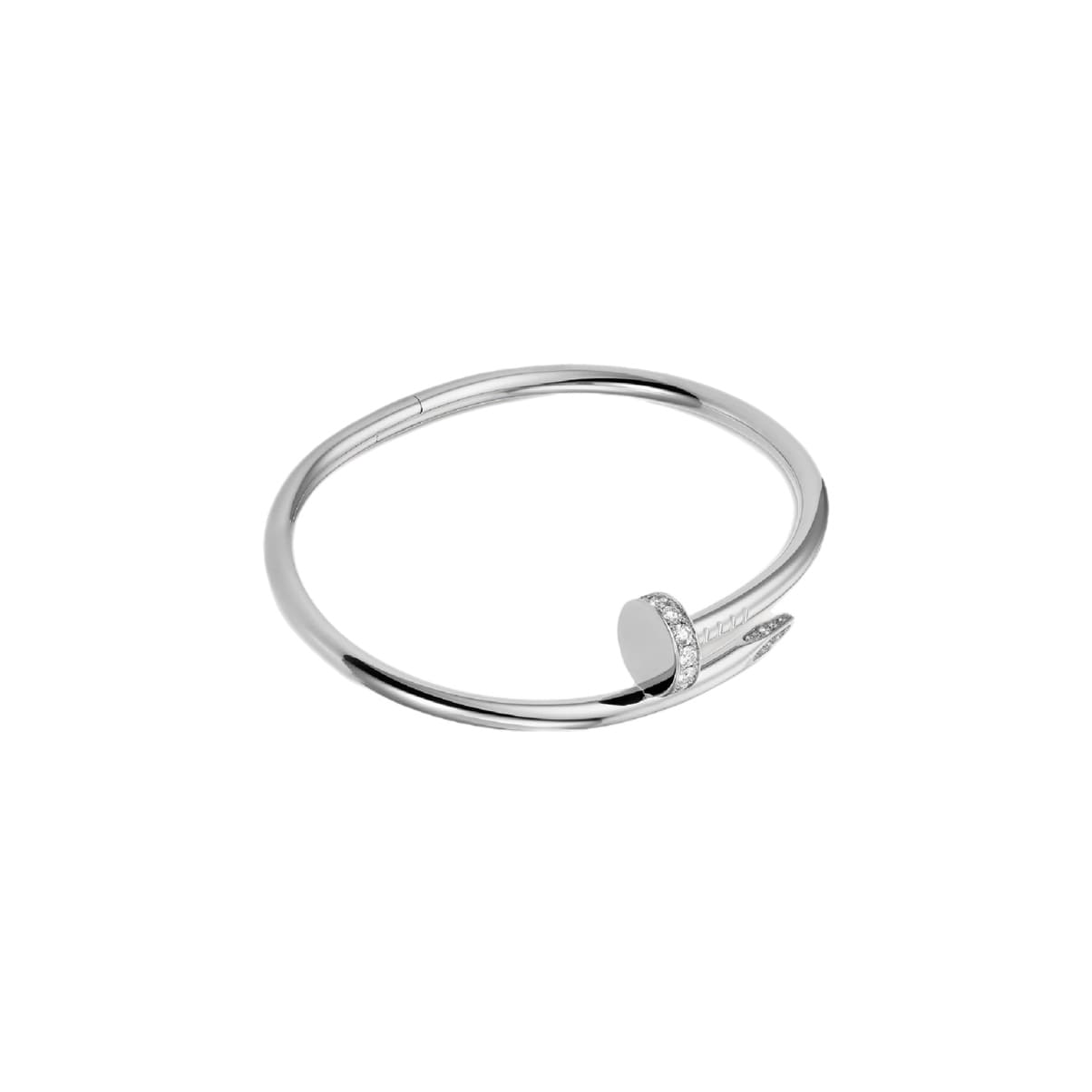 PULSERA CLAVO JUSTE UN CLOU ZIRCONIA SILVER