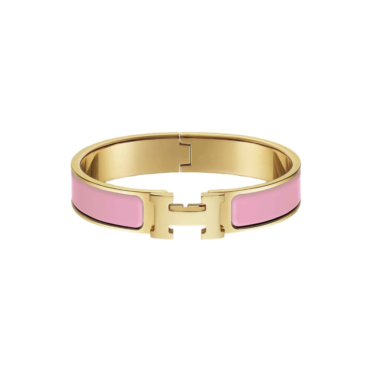 PULSERA CLIC H GOLD PINK