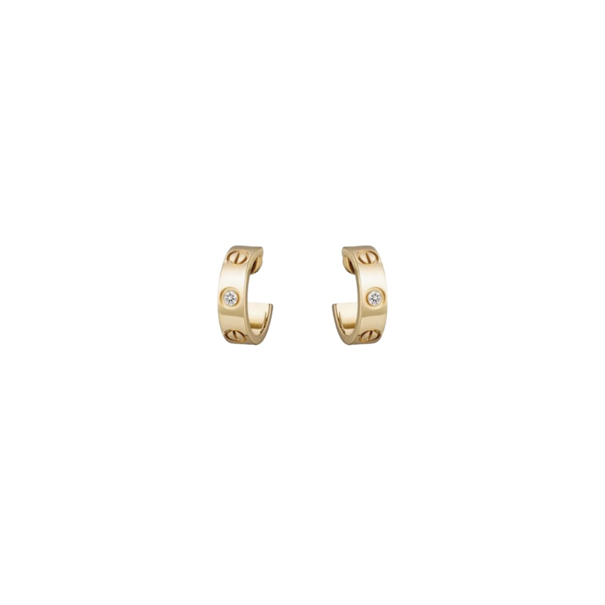 ARETES LOVE GOLD CON ZIRCONIA