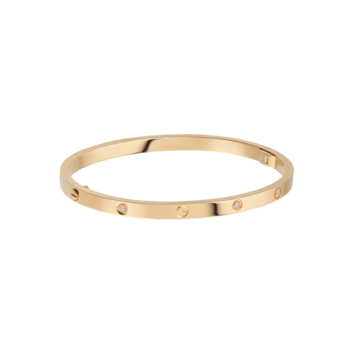 PULSERA LOVE DELGADA GOLD CON ZIRCONIA