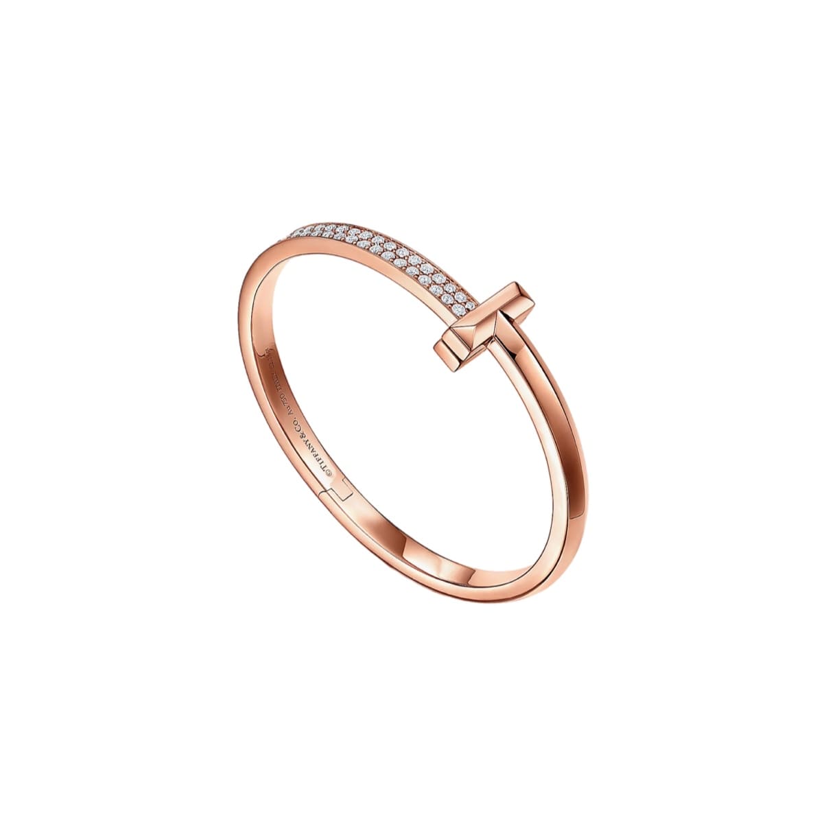 PULSERA ONE T DOBLE ZIRCONIA ROSE GOLD