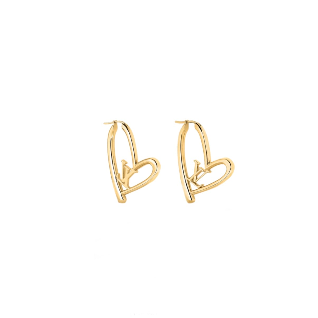 ARETES LV CORAZÓN GOLD