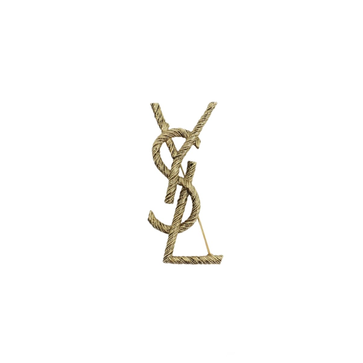 YSL GOLD BROOCH