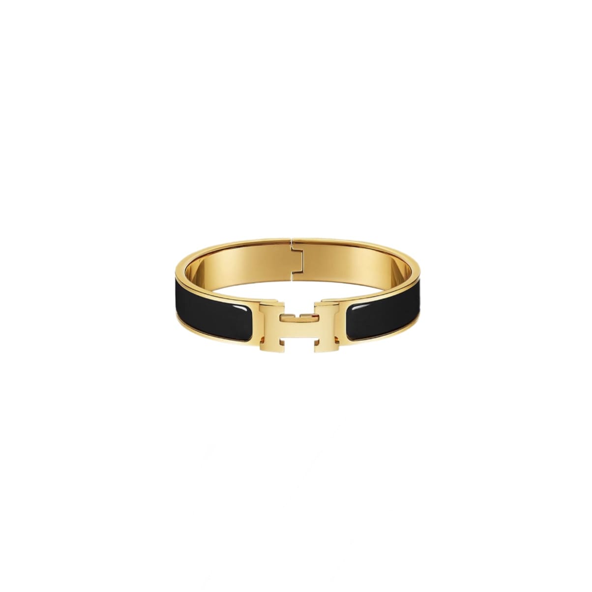 PULSERA CLIC H GOLD BLACK