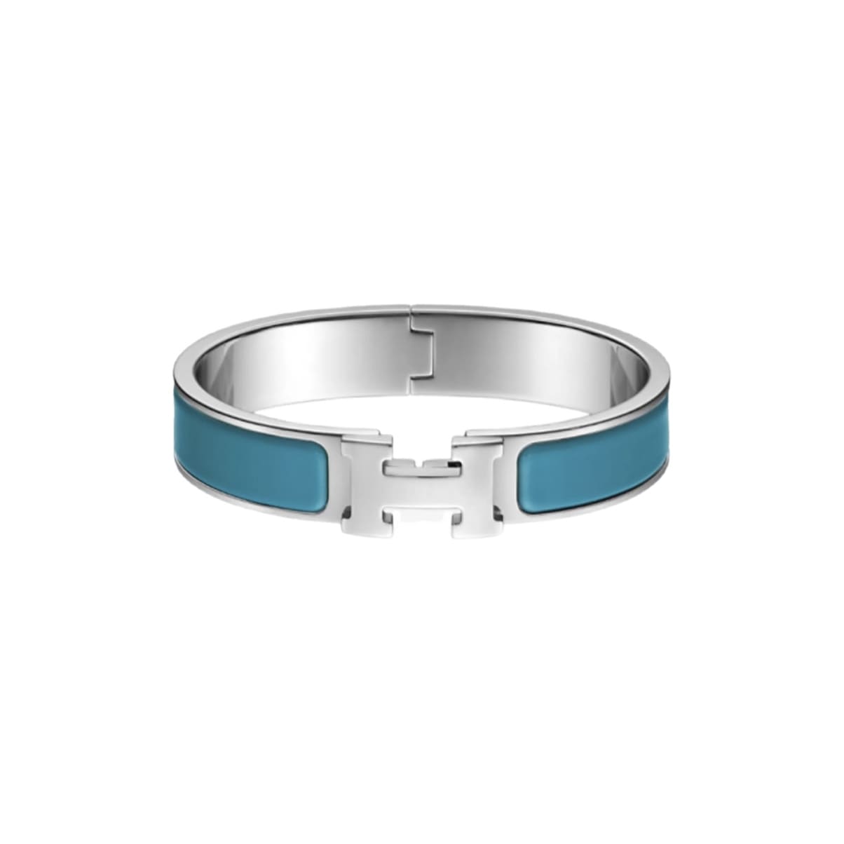 PULSERA CLIC H SILVER TURQUOISE