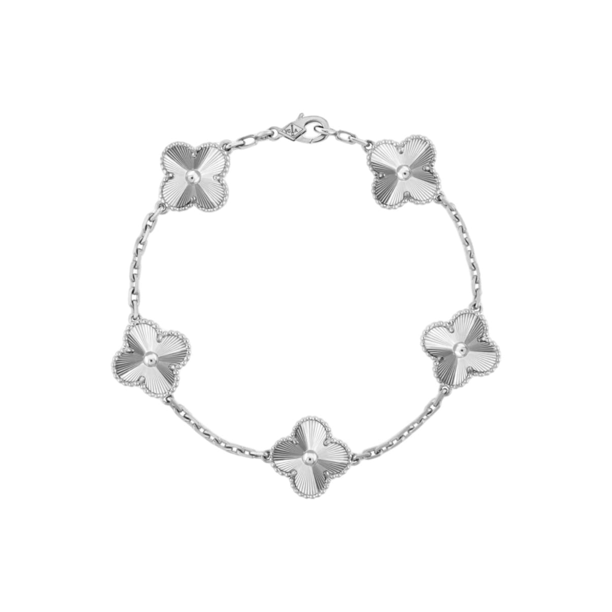 PULSERA TRÉBOL SILVER VF