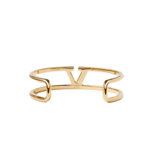 PULSERA V ROUND GOLD