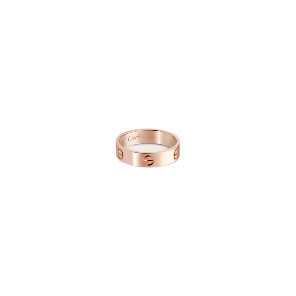 ANILLO LOVE ROSE GOLD ANCHO