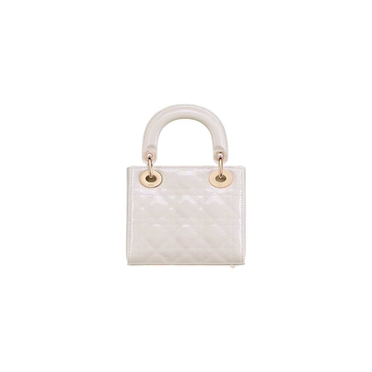 BOLSO LADY D CHAROL WHITE