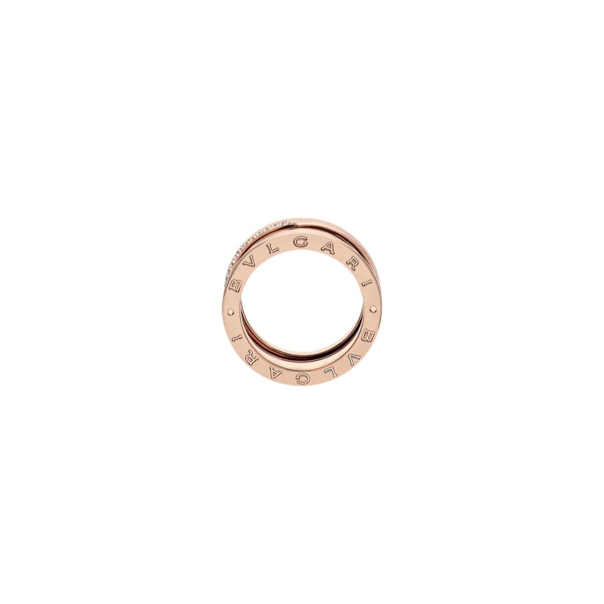 ANILLO BV ROSE GOLD ZIRCONIA