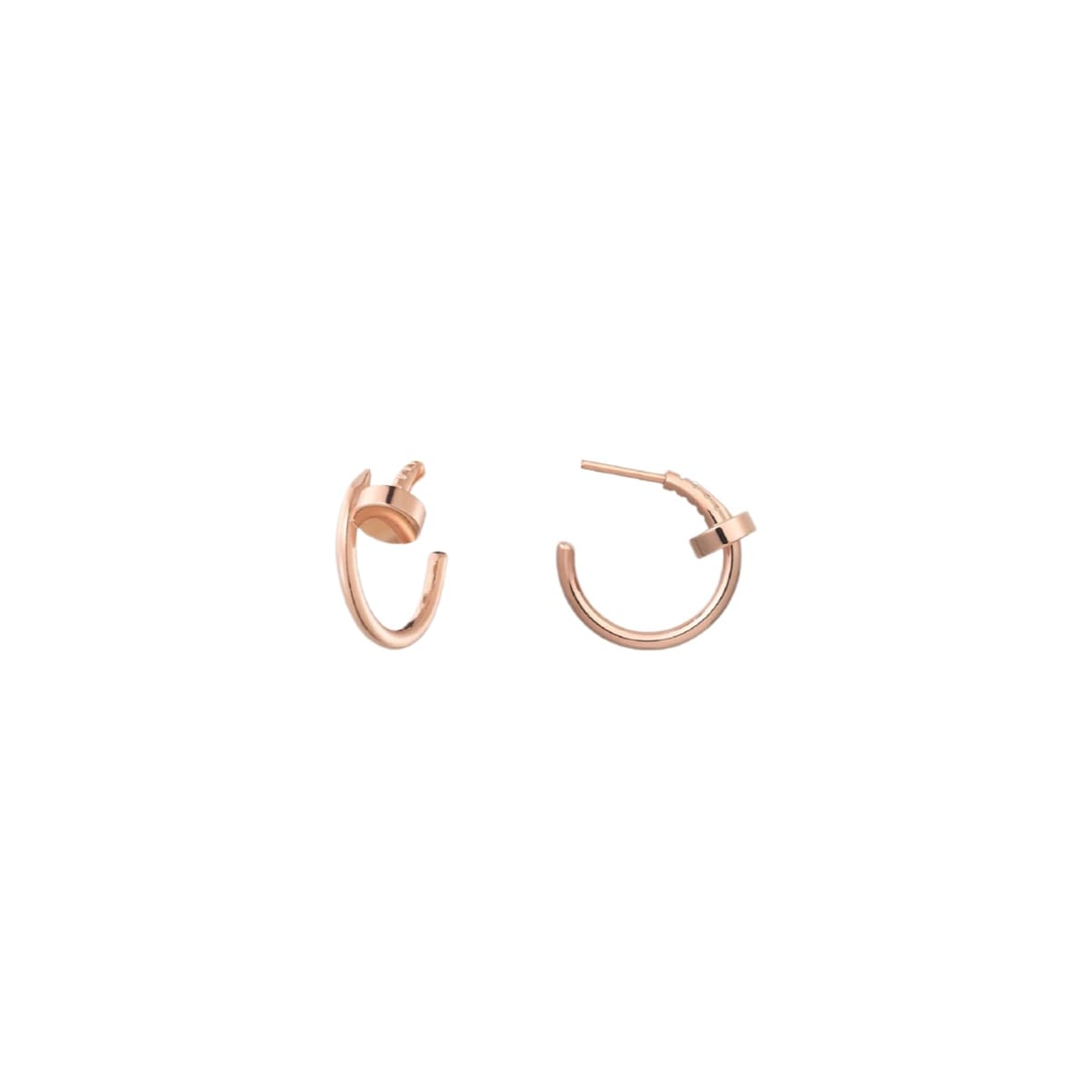 ARETES CLAVO ROSE GOLD