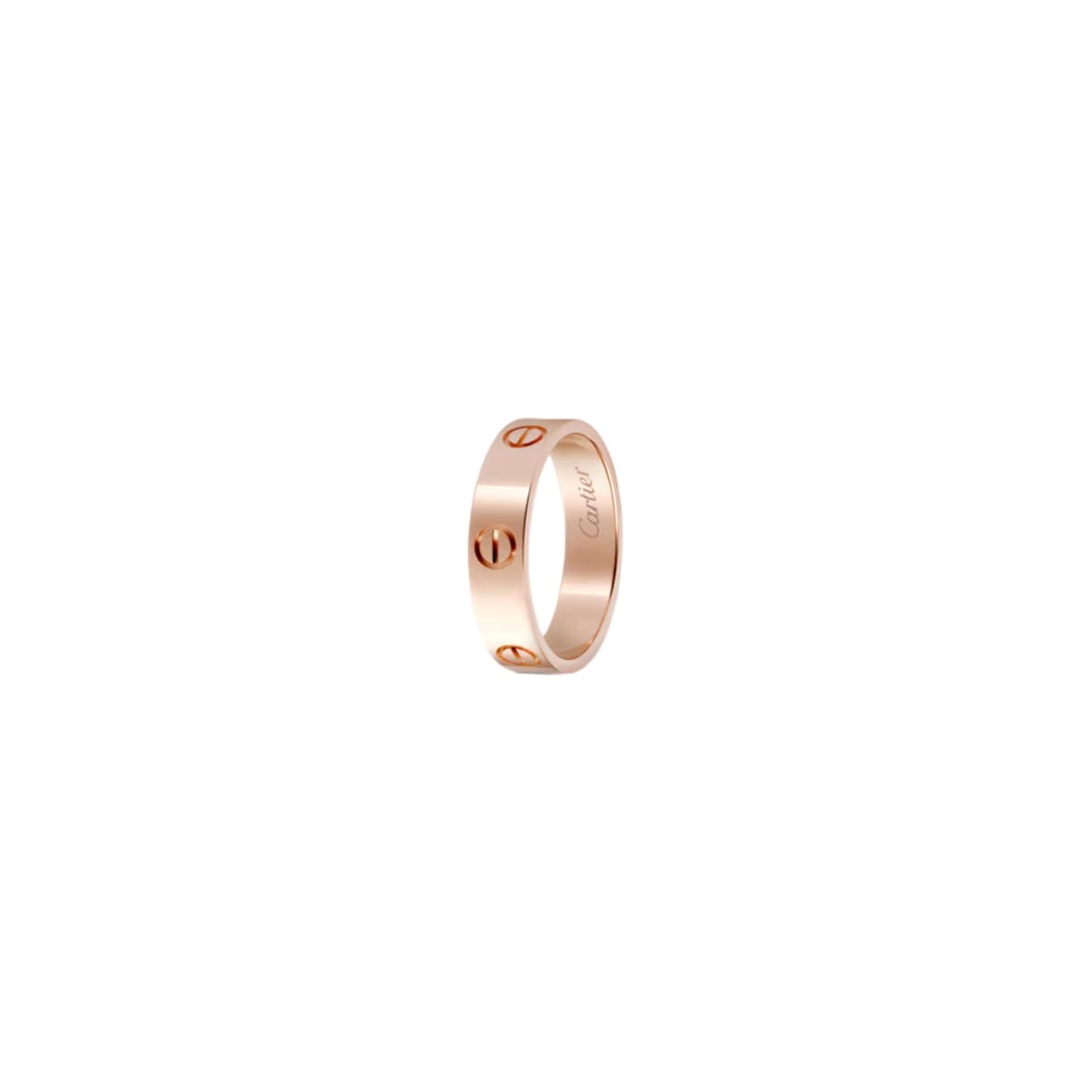 ANILLO LOVE ROSE GOLD ANCHO