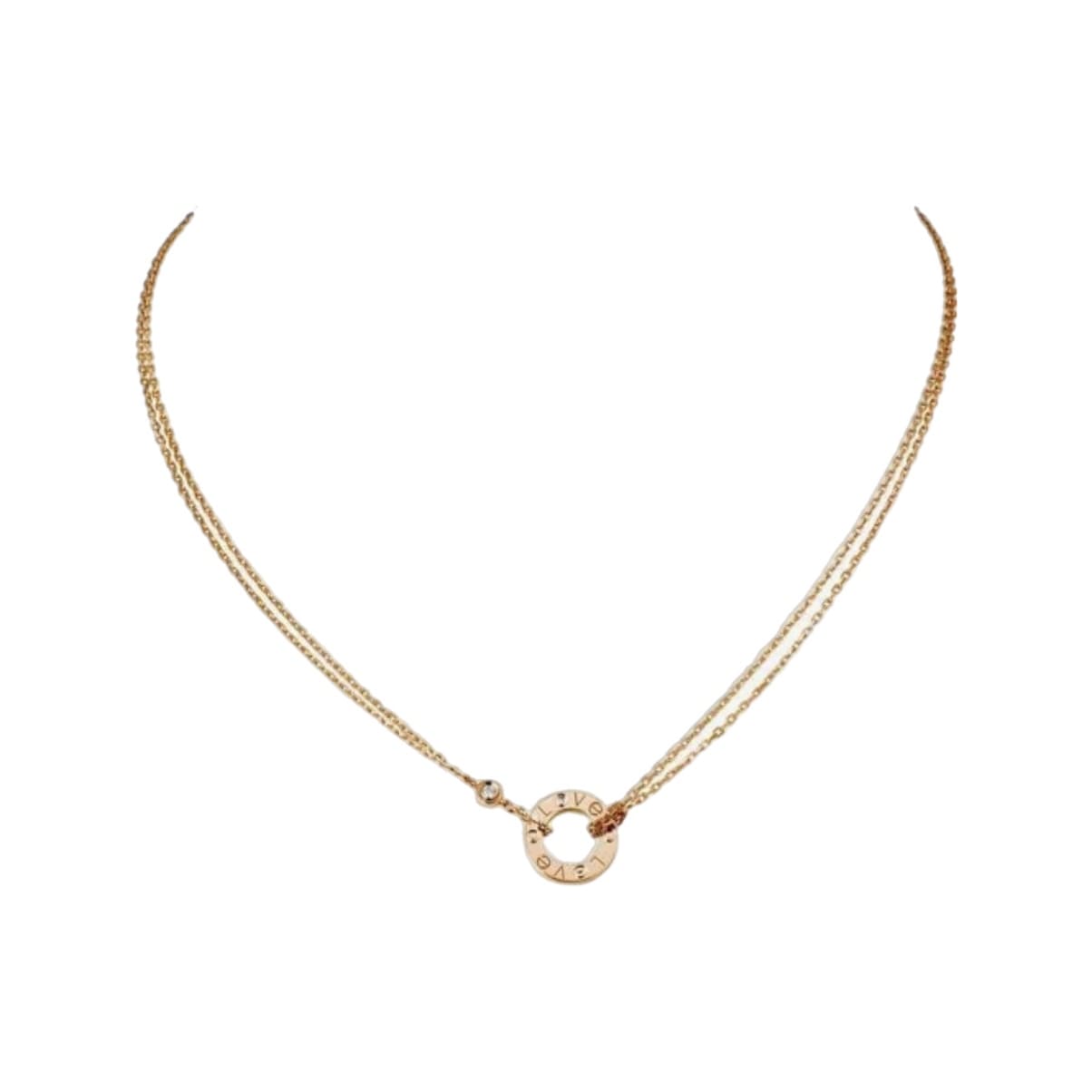 COLLAR ARO LOVE ROSE GOLD