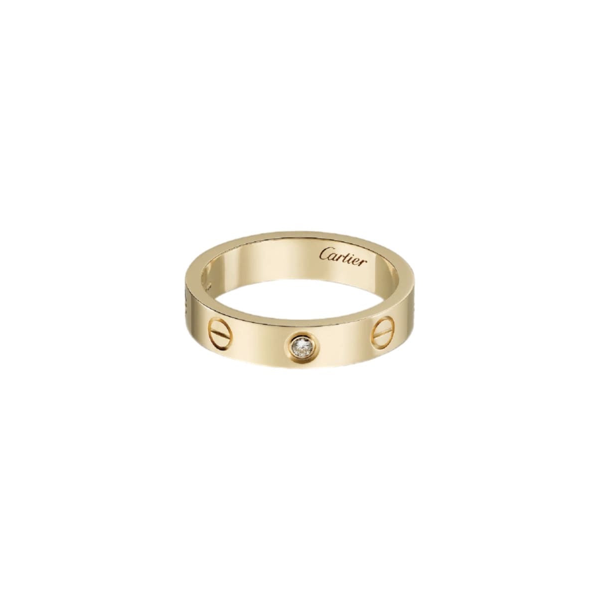 ANILLO LOVE CON ZIRCONIA GOLD