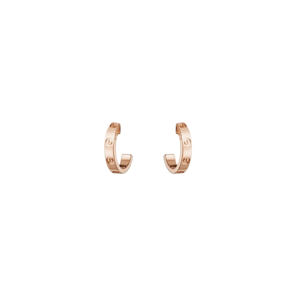 ARETES LOVE ROSE GOLD