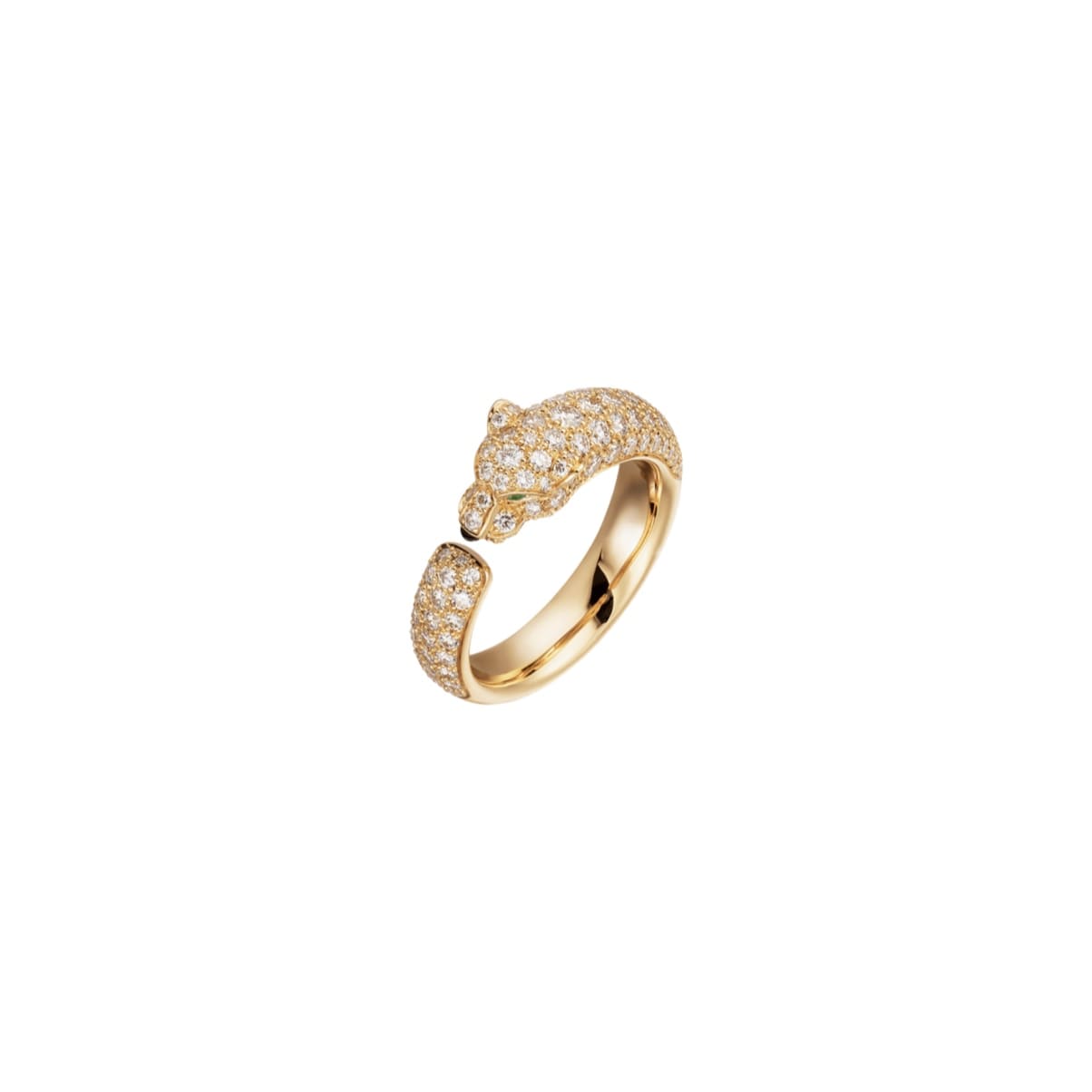 ANILLO PANTHERE GOLD CON ZIRCONIA