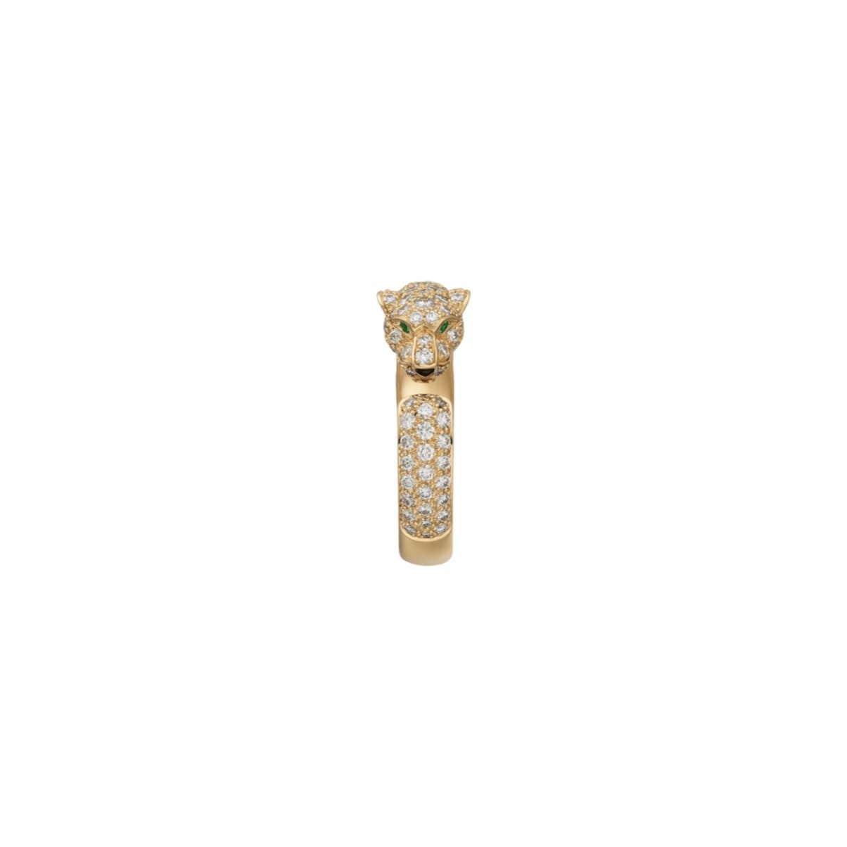 ANILLO PANTHERE GOLD CON ZIRCONIA