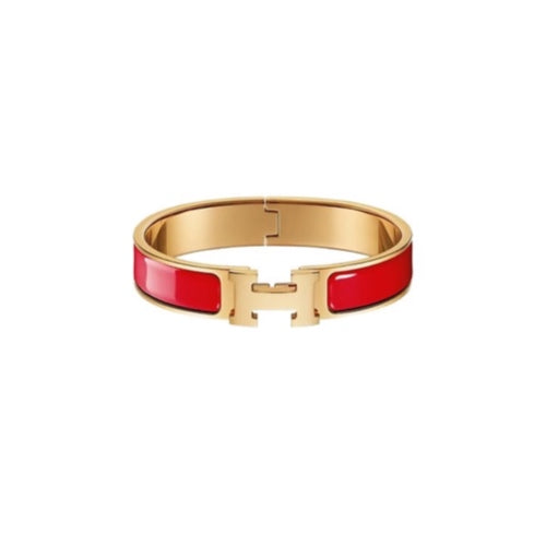 PULSERA CLIC H GOLD RED